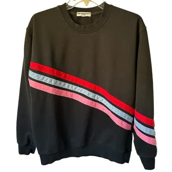 Sub Urban Stadium Stripe Sweatshirt Size Medium - Picture 2 of 6